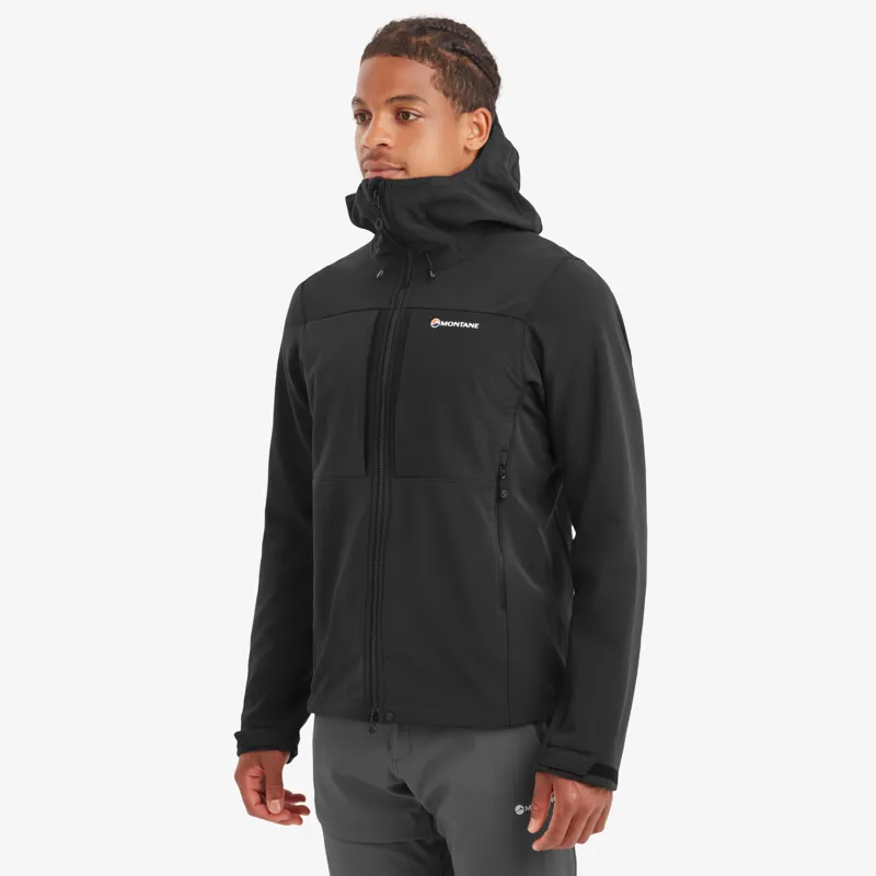 Montane Mens Windjammer XPD Hoodie Black-3